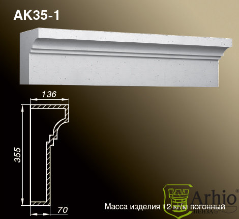 Карнизы AK35-1