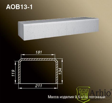 Основания балюстрады AOB13-1